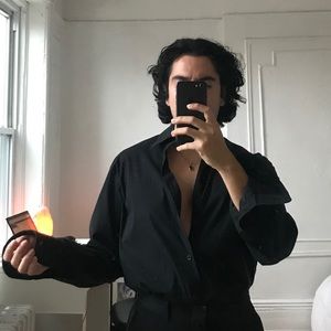 Prada Black Dress shirt Size 38 (Small)